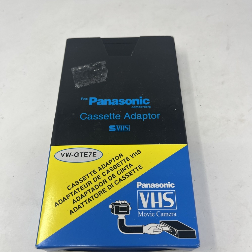 Panasonic VW-GTE7E SVHS Cassette Adaptor for Camcorders